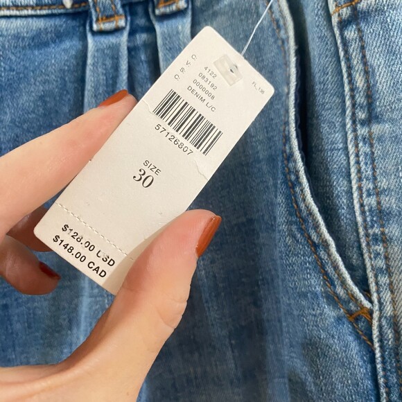 Anthropologie Pilcro Pleated High Rise Tapered Mom Jean 30 - Picture 9 of 11